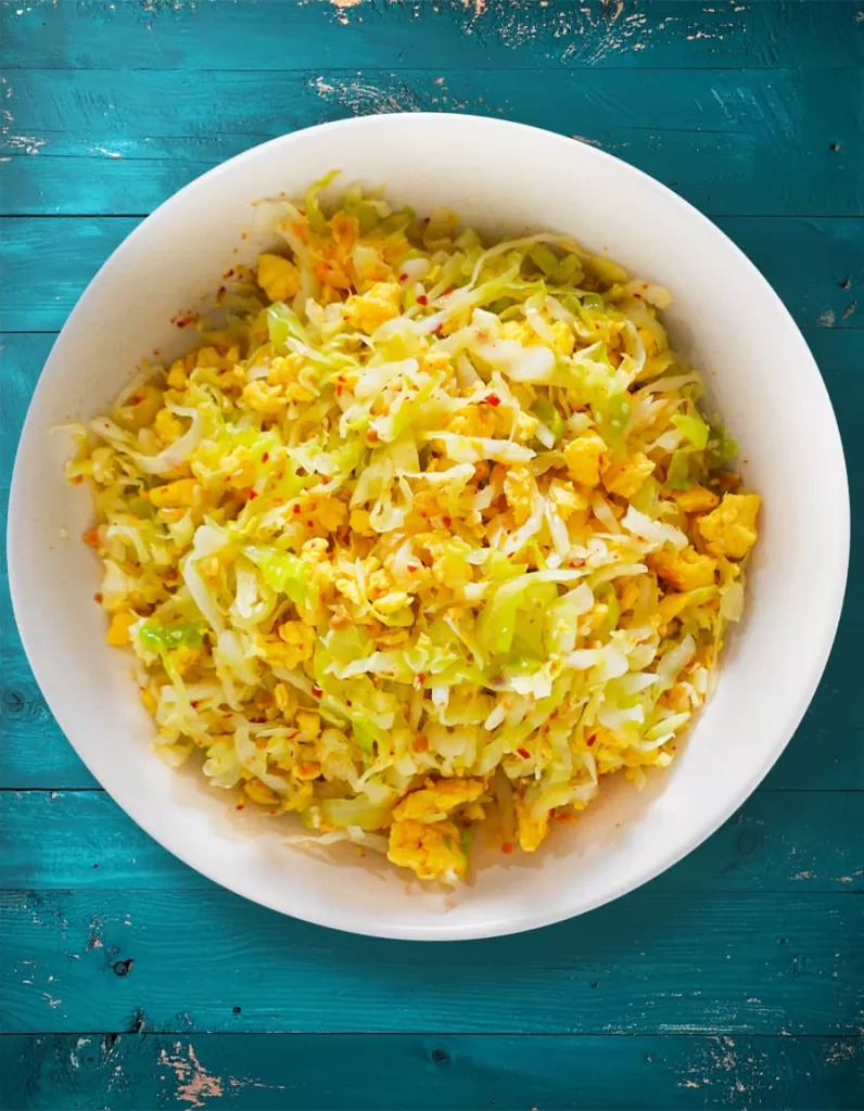 cabbage stir fry salad