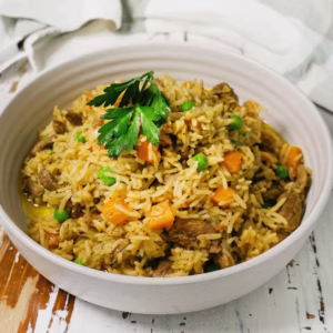 coconut lamb rice