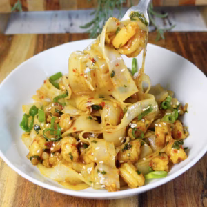Chili Oil Prawn Tapioca Noodles