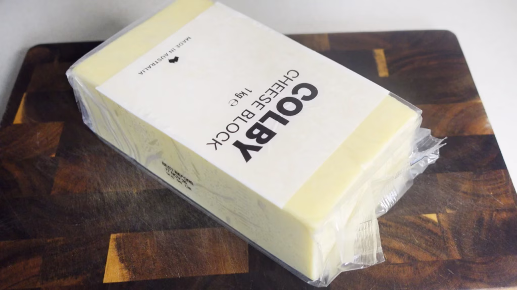 Colby cheese block