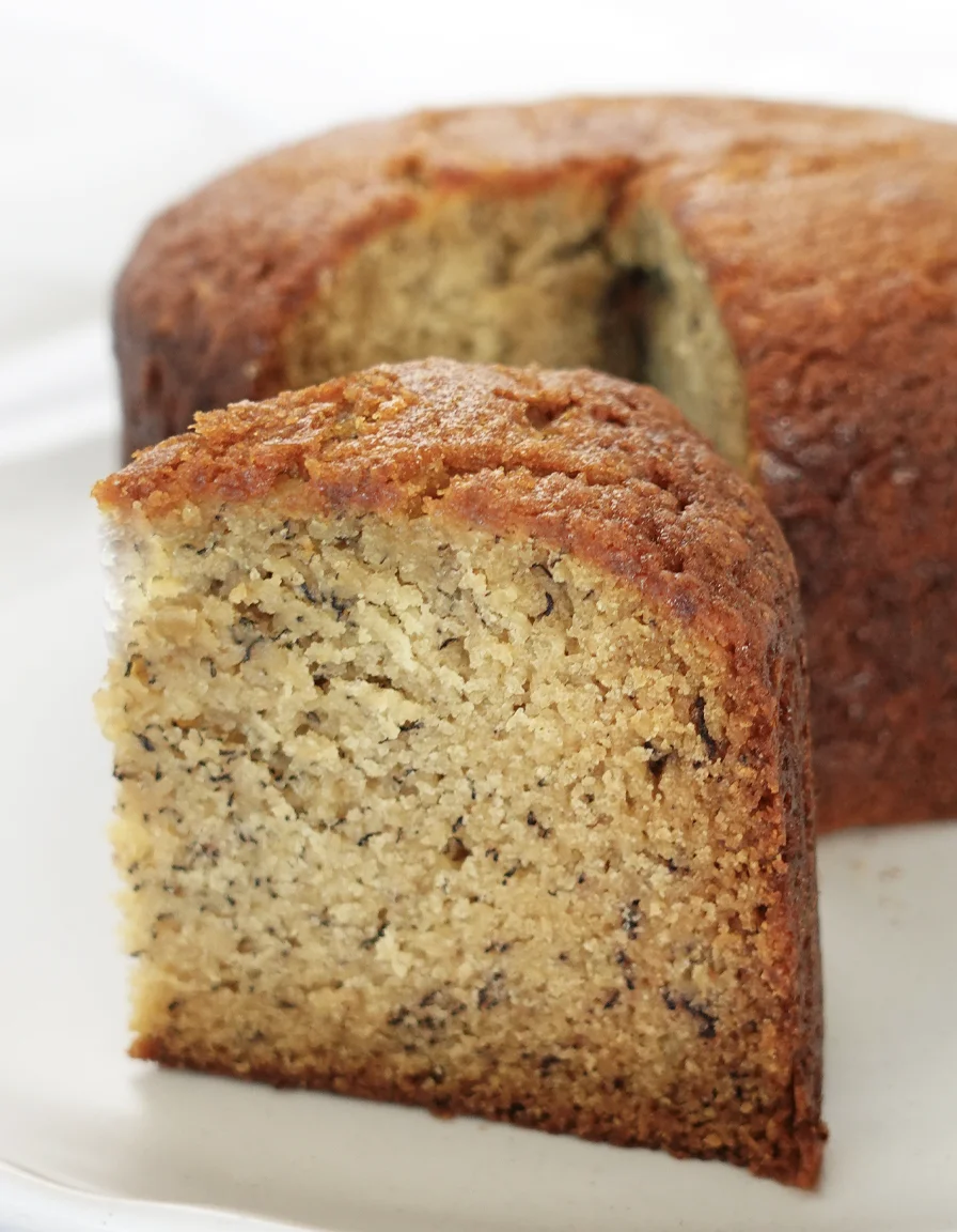 Banana Almond Cake Simple and Easy Baking
