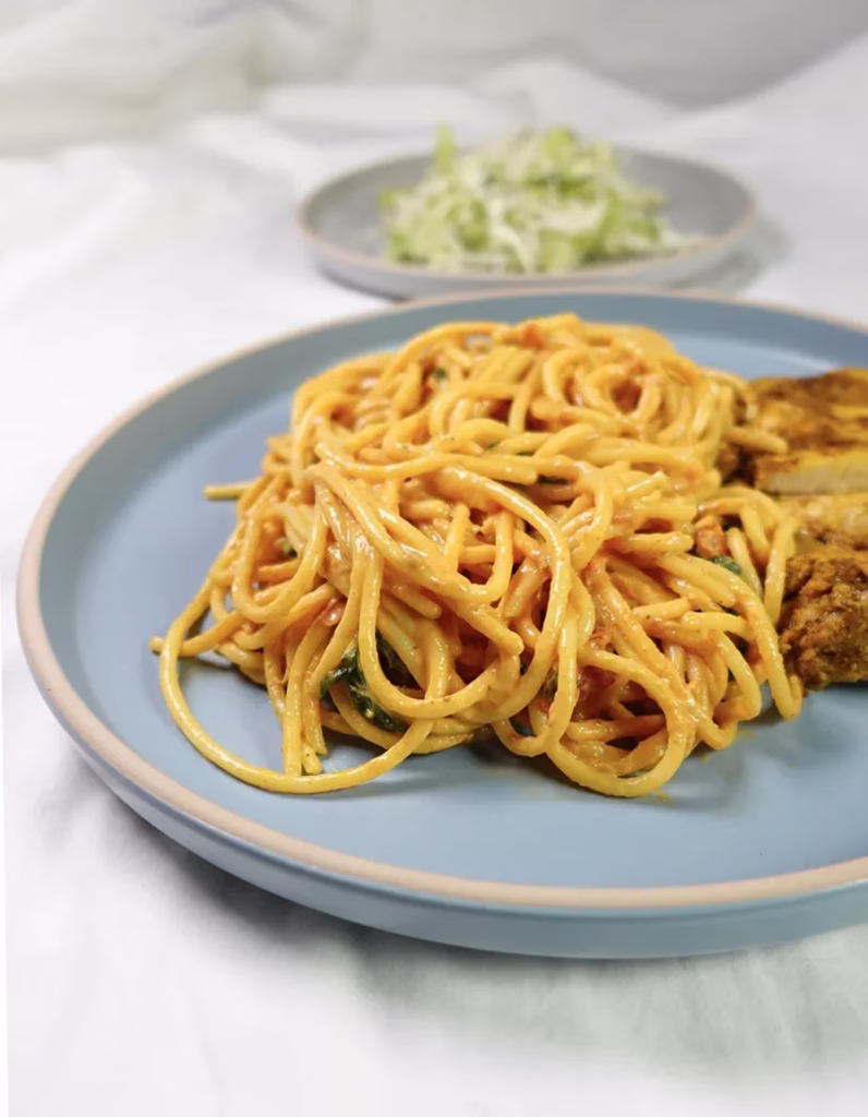One-Pan Spiced Chicken Spaghetti